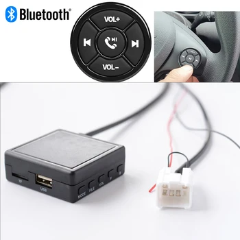 עבור פורד 5_ Pin_ Car_ Stereo_ Radio_ AUX כבל אודיו קלט כרטיס, Bluetooth כונן ה-USB, הגה רכב, אלחוטית מוסיקה כפתורים